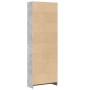 Estantería de madera de ingeniería gris hormigón 60x24x176 cm de , Librerías y estanterías - Ref: Foro24-857824, Precio: 70,9...