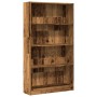 Engineered wood bookshelf in aged color, 80x24x143 cm by , Bookcases and shelves - Ref: Foro24-857851, Price: 68,22 €, Discou...