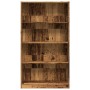 Engineered wood bookshelf in aged color, 80x24x143 cm by , Bookcases and shelves - Ref: Foro24-857851, Price: 68,22 €, Discou...