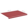 Ersatzstoff für bordeauxrote Markise 4x3 m von vidaXL, Markisen - Ref: Foro24-311967, Preis: 59,01 €, Rabatt: %