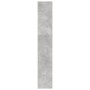 Engineered wood gray concrete shelf 80x24x143 cm by , Bookcases and shelves - Ref: Foro24-857847, Price: 68,16 €, Discount: %