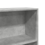 Engineered wood gray concrete shelf 80x24x143 cm by , Bookcases and shelves - Ref: Foro24-857847, Price: 68,16 €, Discount: %