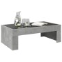 Coffee table with Infinity LED concrete gray 90x50x30 cm by , Coffee table - Ref: Foro24-847619, Price: 110,47 €, Discount: %