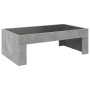 Coffee table with Infinity LED concrete gray 90x50x30 cm by , Coffee table - Ref: Foro24-847619, Price: 110,47 €, Discount: %