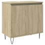 Engineered wood bathroom cabinet in Sonoma oak, 58x33x60 cm. by , Bathroom furniture - Ref: Foro24-849674, Price: 59,77 €, Di...