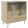 Engineered wood bathroom cabinet in Sonoma oak, 58x33x60 cm. by , Bathroom furniture - Ref: Foro24-849674, Price: 59,77 €, Di...