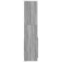 Aparador de madera de ingeniería gris Sonoma 63x33x140 cm de , Librerías y estanterías - Ref: Foro24-855111, Precio: 90,41 €,...