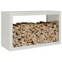 Edelstahl-Holzträger 100x40x60 cm von , Brennholztaschen und -halter - Ref: Foro24-850986, Preis: 157,03 €, Rabatt: %