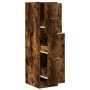 Engineered smoked oak wood medicine cabinet 30x41x118 cm by , Lockers and storage cabinets - Ref: Foro24-855164, Price: 85,93...