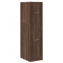 Medicine cabinet made of brown oak wood, 30x41x118 cm. by , Lockers and storage cabinets - Ref: Foro24-855166, Price: 88,44 €...