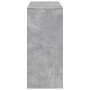 Bar table with gray concrete wood shelf 124x46x103.5 cm by , Kitchen and dining tables - Ref: Foro24-854394, Price: 84,01 €, ...