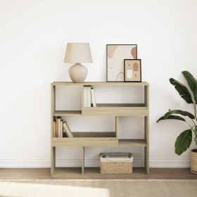 Sonoma oak space divider shelf 100x33x94.5 cm by , Bookcases and shelves - Ref: Foro24-854438, Price: 82,99 €, Discount: %