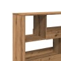 Oak artisan space divider shelf 100x33x94.5 cm by , Bookcases and shelves - Ref: Foro24-854444, Price: 81,89 €, Discount: %