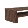 Braune Eichenholz-Ingenieur-Holz-Bildschirmstütze 54x22x15 cm von , Computersockel und -erhöhungen - Ref: Foro24-854775, Prei...