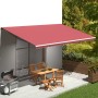 Replacement fabric for burgundy red awning 6x3.5 m by vidaXL, Awnings - Ref: Foro24-311974, Price: 92,36 €, Discount: %