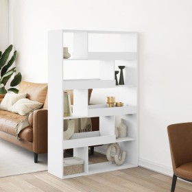 Engineered wood white room divider 100x33x156.5 cm by , Bookcases and shelves - Ref: Foro24-3309492, Price: 145,99 €, Discoun...