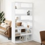 Engineered wood white room divider 100x33x187.5 cm by , Bookcases and shelves - Ref: Foro24-3309501, Price: 165,98 €, Discoun...