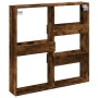 Engineered wood smoked oak wall cabinet 80x15x80 cm by , Shelves and shelves - Ref: Foro24-854548, Price: 44,99 €, Discount: %