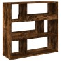 Engineered wood smoked oak bookshelf 100x33x94.5 cm by , Bookcases and shelves - Ref: Foro24-3309478, Price: 81,89 €, Discoun...