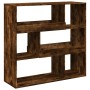 Engineered wood smoked oak bookshelf 100x33x94.5 cm by , Bookcases and shelves - Ref: Foro24-3309478, Price: 81,89 €, Discoun...