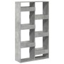 Room divider made of gray wood and concrete 100x33x175 cm by , Bookcases and shelves - Ref: Foro24-3309576, Price: 130,15 €, ...