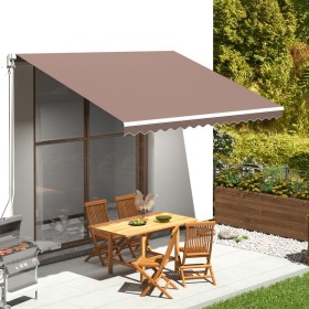 Replacement fabric for brown awning 4x3 m by vidaXL, Awnings - Ref: Foro24-311977, Price: 59,21 €, Discount: %