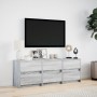 TV stand in gray Sonoma engineered wood 140x34x50 cm by , TV Furniture - Ref: Foro24-3307924, Price: 165,15 €, Discount: %