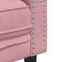 Pink velvet Chesterfield armchair by , Sofas - Ref: Foro24-372676, Price: 178,87 €, Discount: %