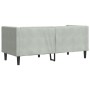 Sofá Chesterfield 2 plazas con cojines terciopelo gris claro de , Sofás - Ref: Foro24-372683, Precio: 283,99 €, Descuento: %