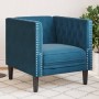 Chesterfield-Sofa aus blauem Samt von , Sofas - Ref: Foro24-372681, Preis: 178,87 €, Rabatt: %