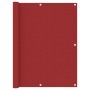 Toldo para balcón tela oxford rojo 120x300 cm de vidaXL, Sombrillas - Ref: Foro24-135040, Precio: 22,23 €, Descuento: %