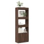 Tall engineered wood sideboard in brown oak 63x33x180 cm by , Bookcases and shelves - Ref: Foro24-3309606, Price: 111,39 €, D...