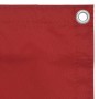 Toldo para balcón tela oxford rojo 120x300 cm de vidaXL, Sombrillas - Ref: Foro24-135040, Precio: 22,23 €, Descuento: %