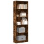 Estantería madera de ingeniería roble ahumado 60x24x176 cm de , Librerías y estanterías - Ref: Foro24-857825, Precio: 69,72 €...