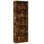 Estantería madera de ingeniería roble ahumado 60x24x176 cm de , Librerías y estanterías - Ref: Foro24-857825, Precio: 69,72 €...