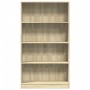 Estantería de madera de ingeniería roble Sonoma 80x24x143 cm de , Librerías y estanterías - Ref: Foro24-857846, Precio: 68,16...