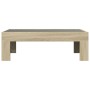 Coffee table with Infinity LED Sonoma oak 90x50x30 cm by , Coffee table - Ref: Foro24-847618, Price: 110,99 €, Discount: %