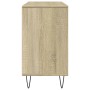 Engineered wood bathroom furniture in Sonoma oak, 80x33x60 cm. by , Bathroom furniture - Ref: Foro24-849680, Price: 76,28 €, ...