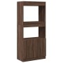 Aparador de madera de ingeniería marrón roble 63x33x140 cm | Foro24|Onlineshop| Casa, Jardín y Más Foro24.es