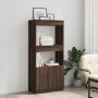 Engineered wood brown oak sideboard 63x33x140 cm by , Bookcases and shelves - Ref: Foro24-855112, Price: 85,80 €, Discount: %