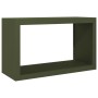 Green steel firewood rack 100x40x80 cm by , Firewood bags and holders - Ref: Foro24-850985, Price: 109,99 €, Discount: %