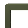 Leñero de acero verde 100x40x80 cm de , Bolsas y soportes de leña - Ref: Foro24-850985, Precio: 109,05 €, Descuento: %