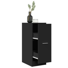 Engineered wood black medicine cabinet 30x41x77.5 cm by , Lockers and storage cabinets - Ref: Foro24-855152, Price: 58,91 €, ...