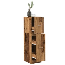 Aged engineered wood medicine cabinet 30x41x118 cm by , Lockers and storage cabinets - Ref: Foro24-855167, Price: 75,81 €, Di...