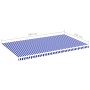 Tela de repuesto para toldo azul y blanco 6x3,5 m de vidaXL, Toldos - Ref: Foro24-311924, Precio: 88,73 €, Descuento: %