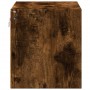 Wall-mounted bedside tables with LED lights 2 units smoked oak by , Nightstands - Ref: Foro24-852098, Price: 73,53 €, Discoun...