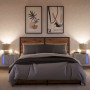 Wall-mounted bedside tables with LED lights, 2 units in Sonoma grey. by , Nightstands - Ref: Foro24-852100, Price: 75,89 €, D...