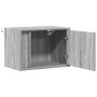 Wall-mounted bedside tables with LED lights, 2 units in Sonoma grey. by , Nightstands - Ref: Foro24-852100, Price: 75,89 €, D...