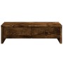 Soporte de monitor cajones madera roble ahumado 50x27x15 cm de , Bases y elevadores para ordenadores - Ref: Foro24-854665, Pr...