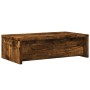 Soporte de monitor cajones madera roble ahumado 50x27x15 cm de , Bases y elevadores para ordenadores - Ref: Foro24-854665, Pr...